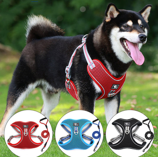 Large Dog Chest Strap Reflective Rope