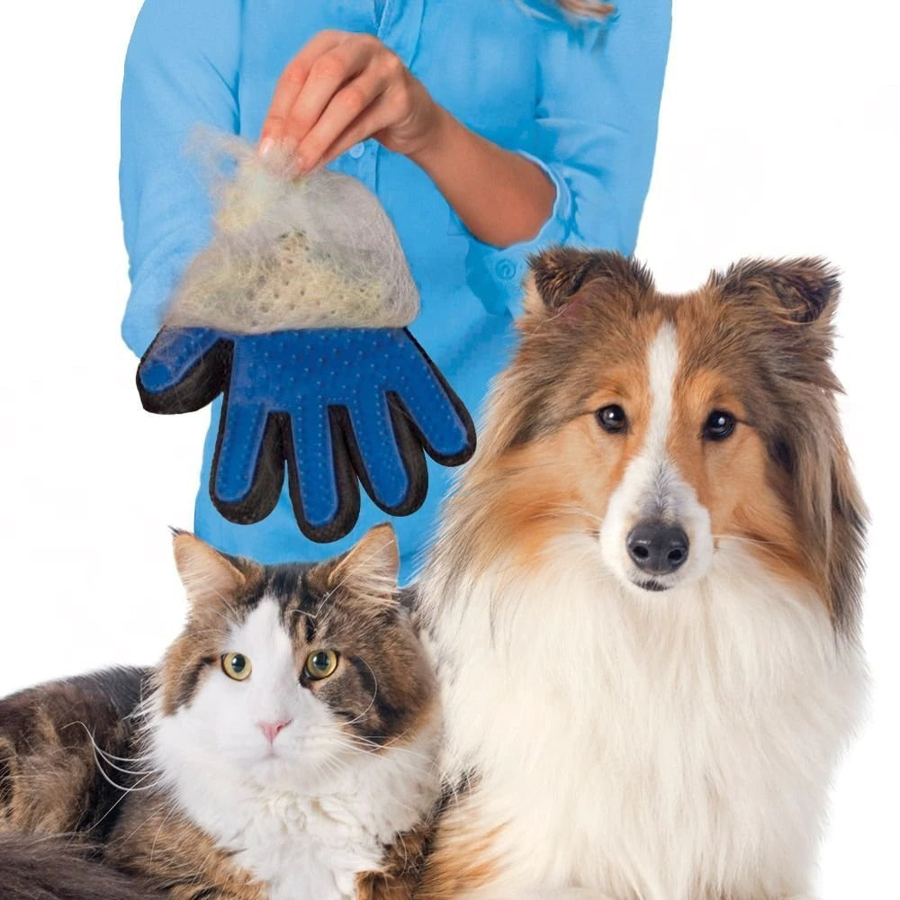 Pet Shedding Grooming Gloves