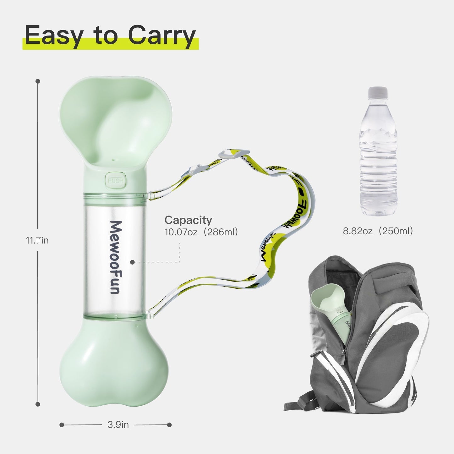 2 in 1 Pet Bag & Water Bottle