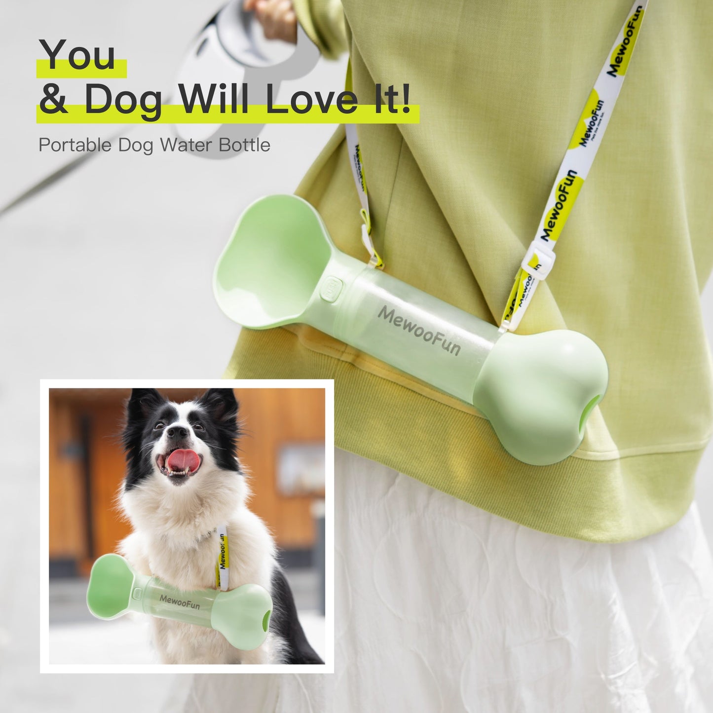 2 in 1 Pet Bag & Water Bottle