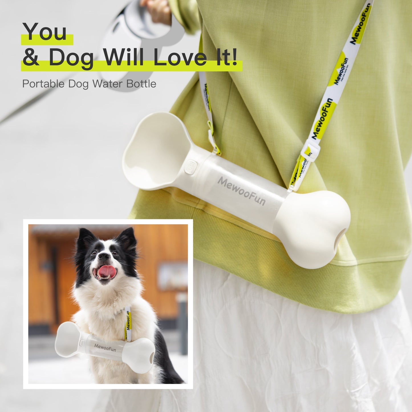 2 in 1 Pet Bag & Water Bottle