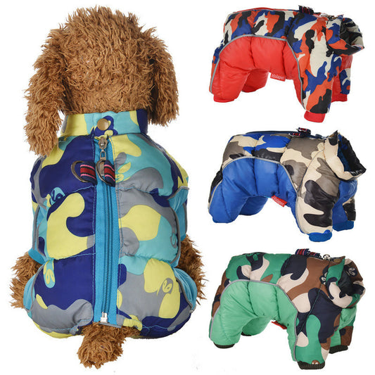 Winter Pet Dog Clothes Jacket Cotton Coat