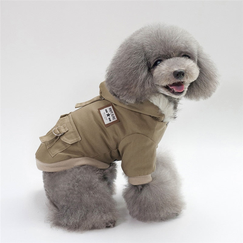 Pet Dog Coat with Cap