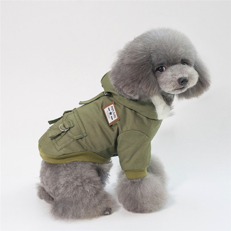 Pet Dog Coat with Cap