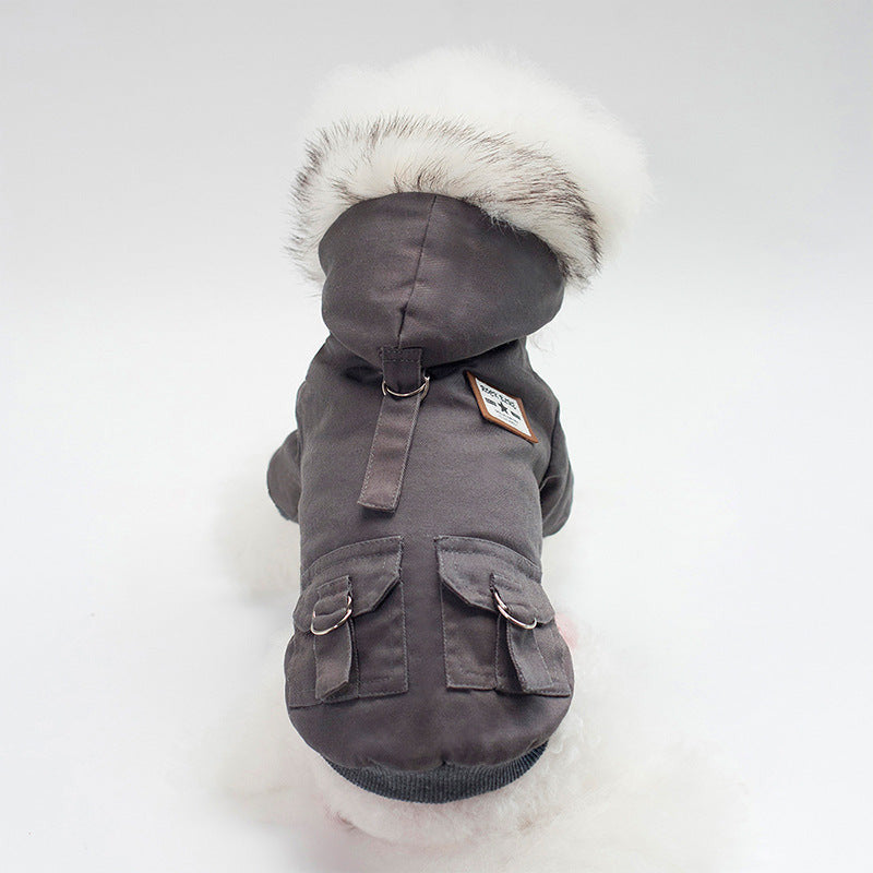 Pet Dog Coat with Cap