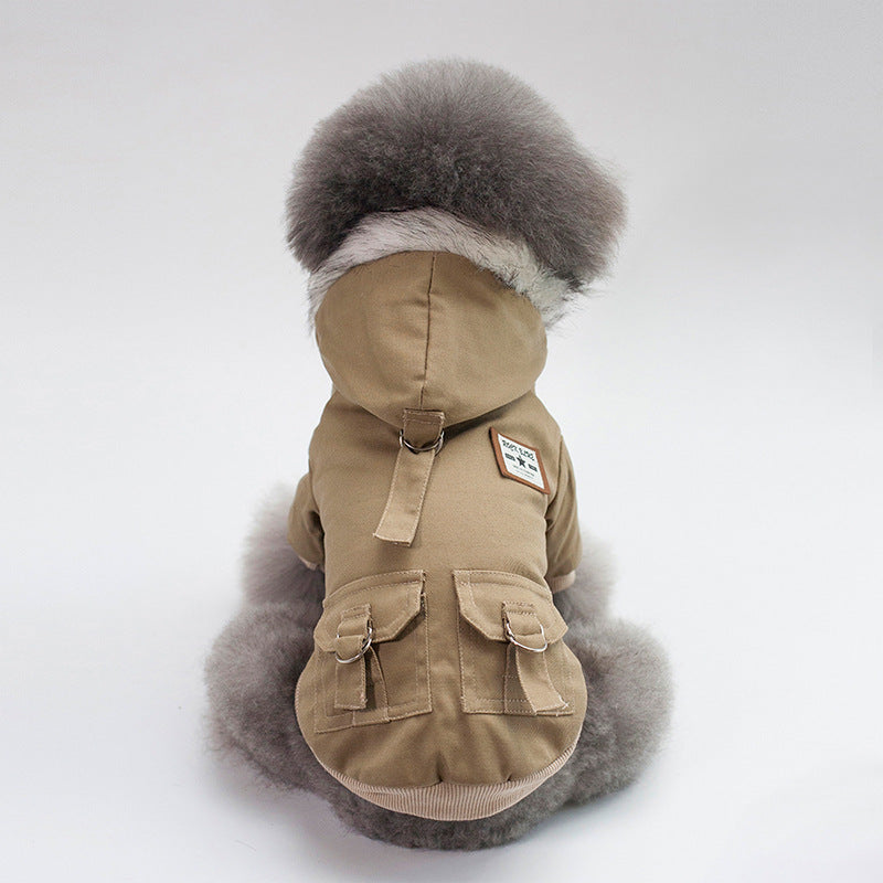 Pet Dog Coat with Cap