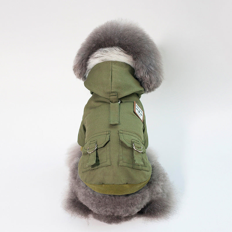 Pet Dog Coat with Cap