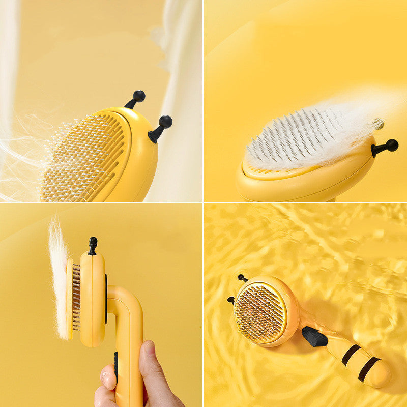 Pet Small Bee Shaped Pin Comb Brush