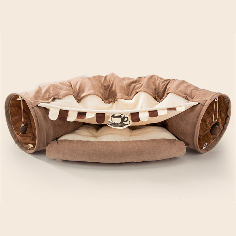 Collapsible Cat Tunnel Bed