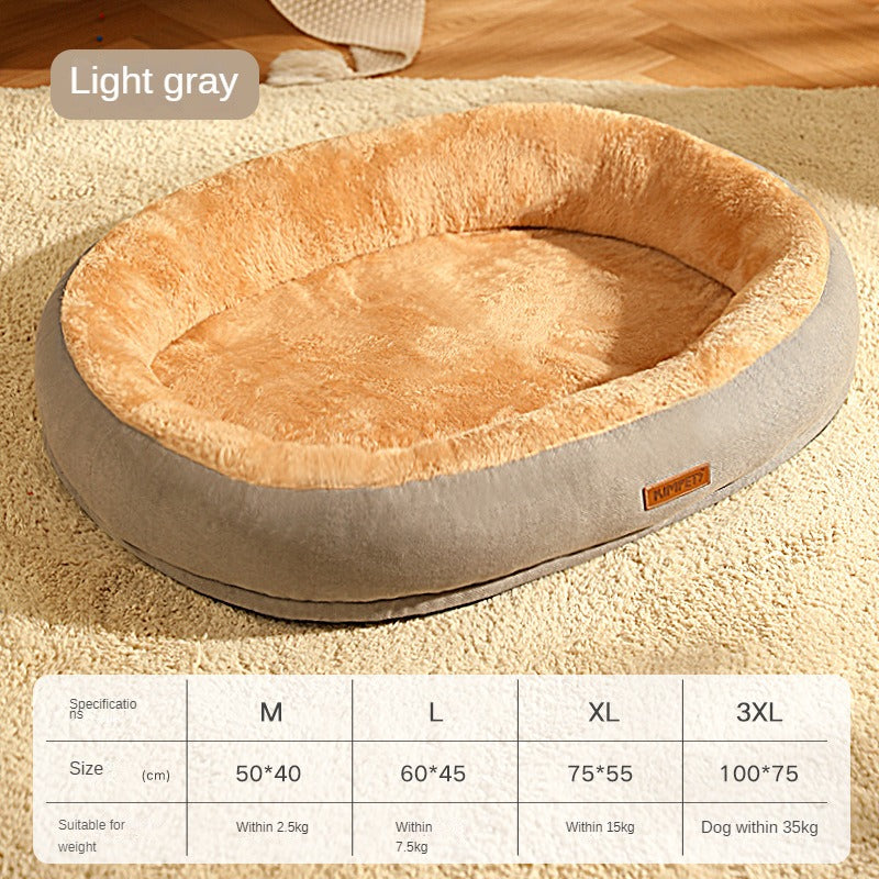 Pet Dog Bed Warm Puppy Square Kennel