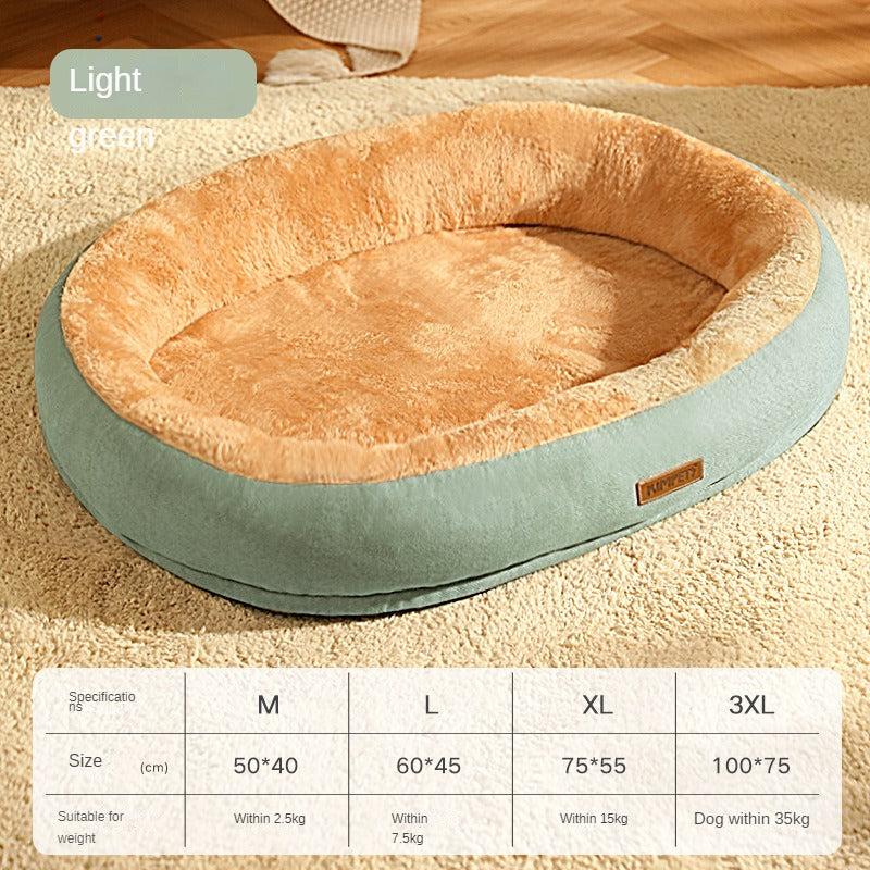 Pet Dog Bed Warm Puppy Square Kennel