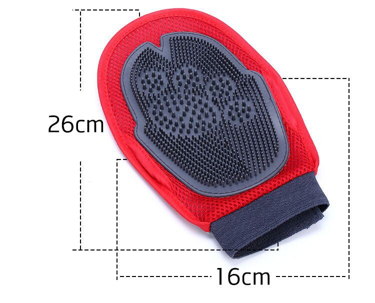 Dog Fur Grooming Gloves Massage Brush