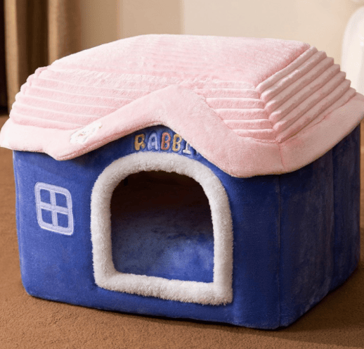 Foldable Dog House Pet Cat Bed Villa