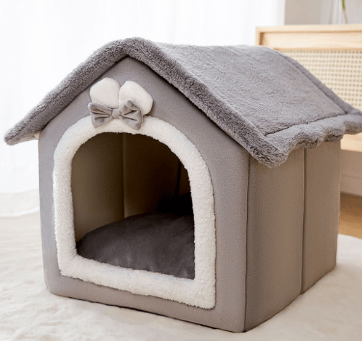 Foldable Dog House Pet Cat Bed Villa